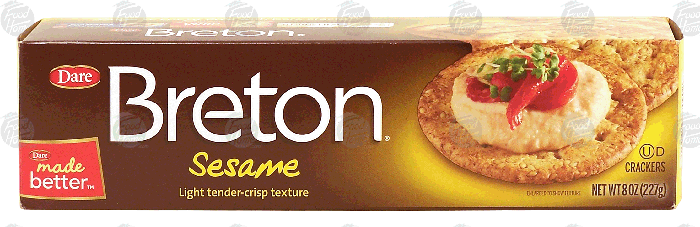 Dare Breton sesame crackers, light tender-crisp texture Full-Size Picture